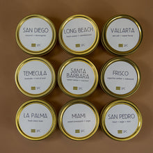 Load image into Gallery viewer, gold tin mini candle