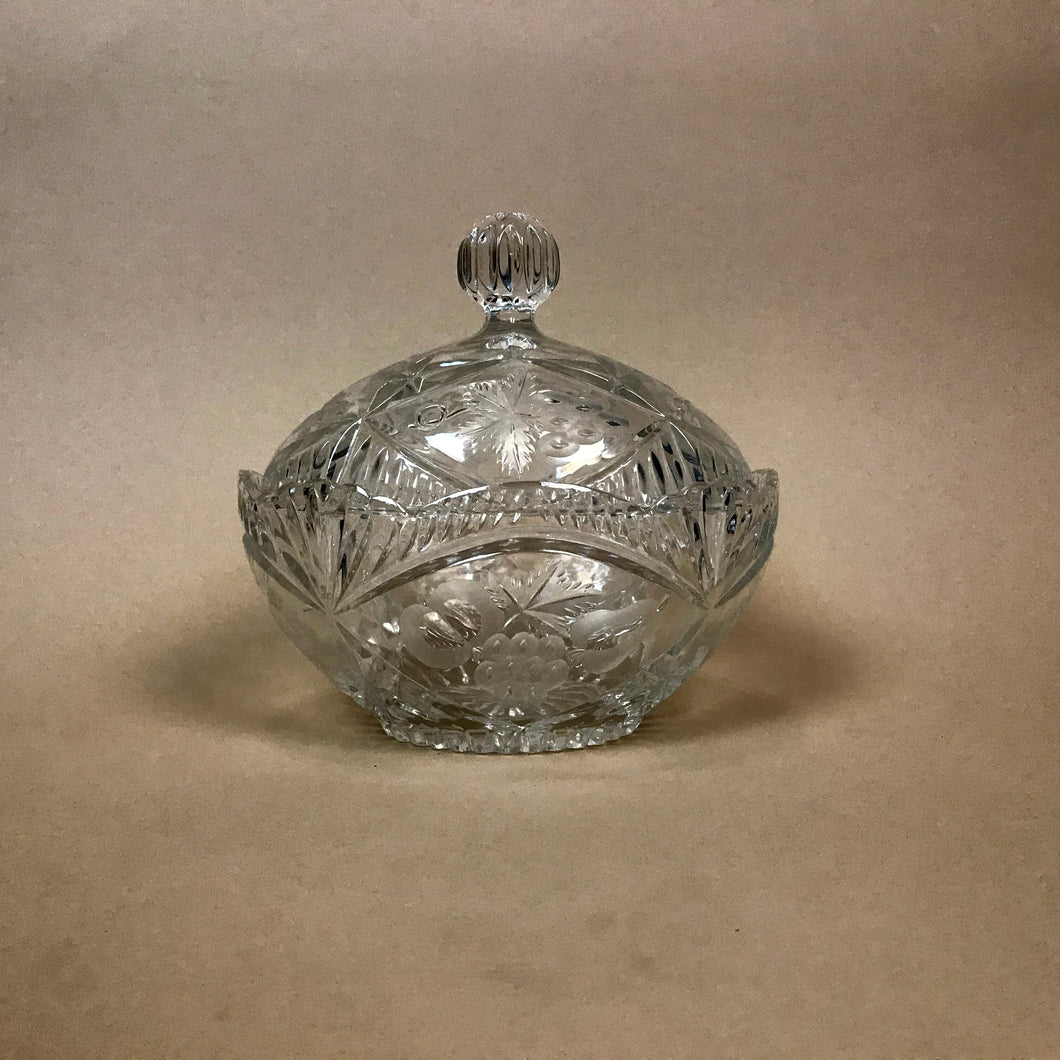vintage princess house grape container with lid