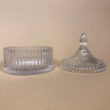 Load image into Gallery viewer, vintage crystal container with lid
