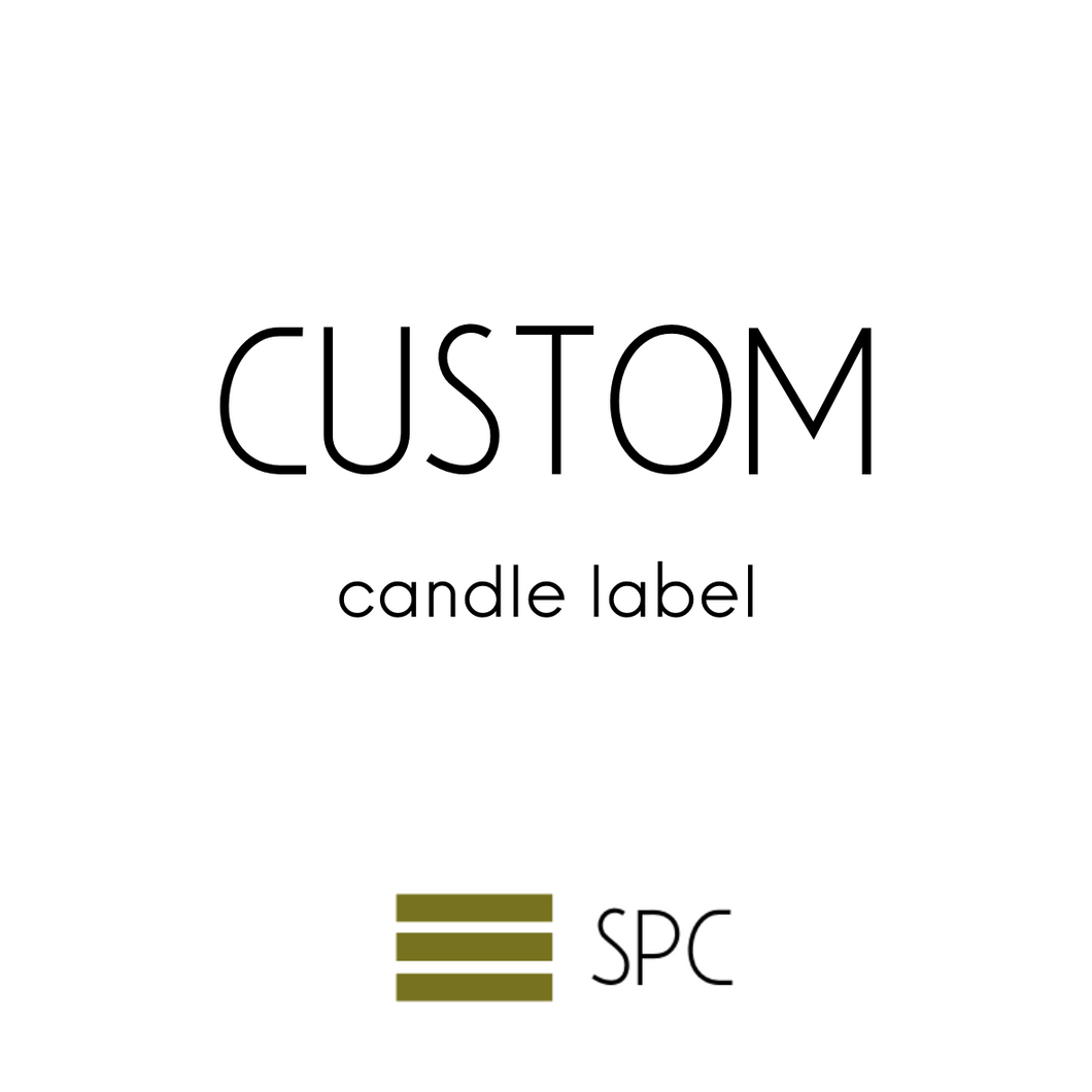 custom candle label