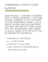 Load image into Gallery viewer, candlemaking 101 - private workshop
