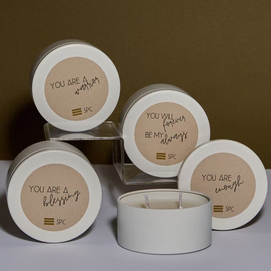 sp love notes - small cream tin